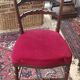 Rare chaise de chambre Napoléon III (1870/80), de style anglais