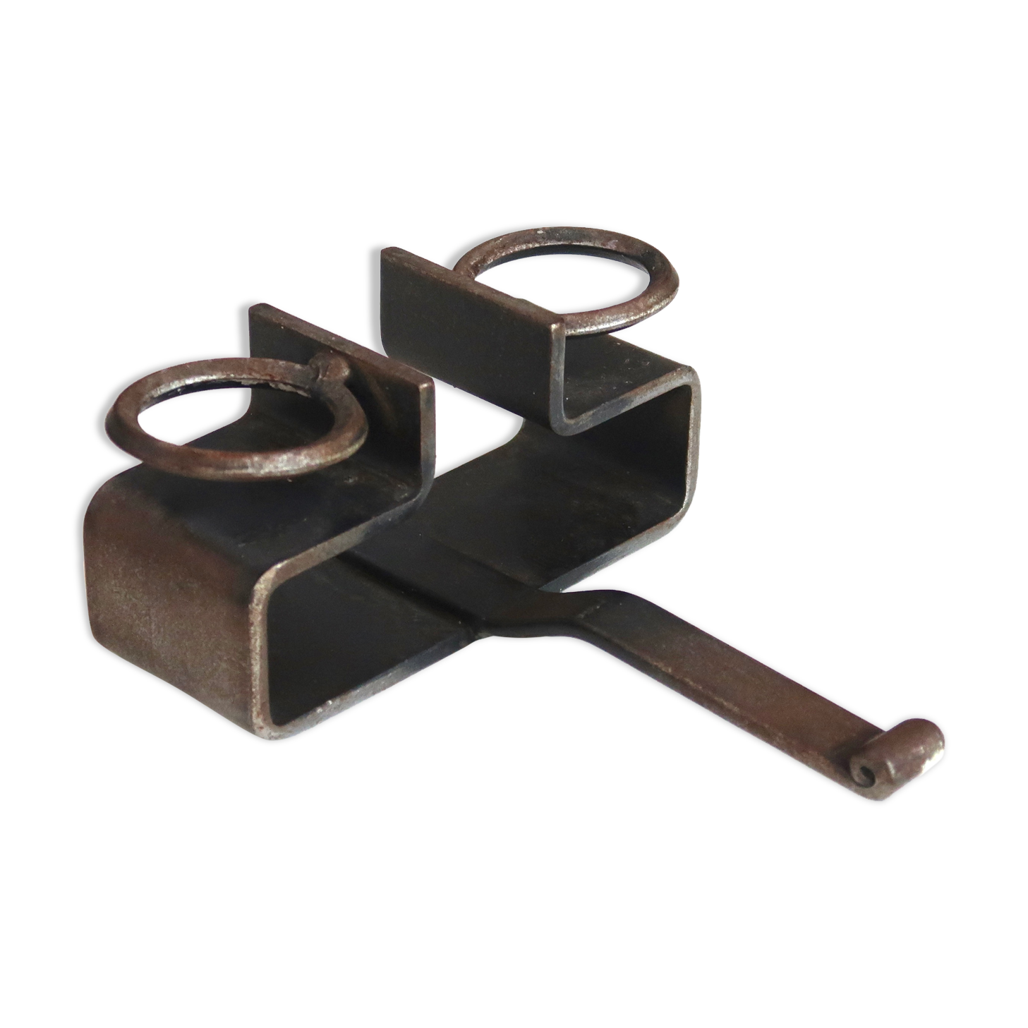 Steel candle holder, 70s