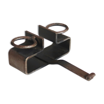 Steel candle holder, 70s