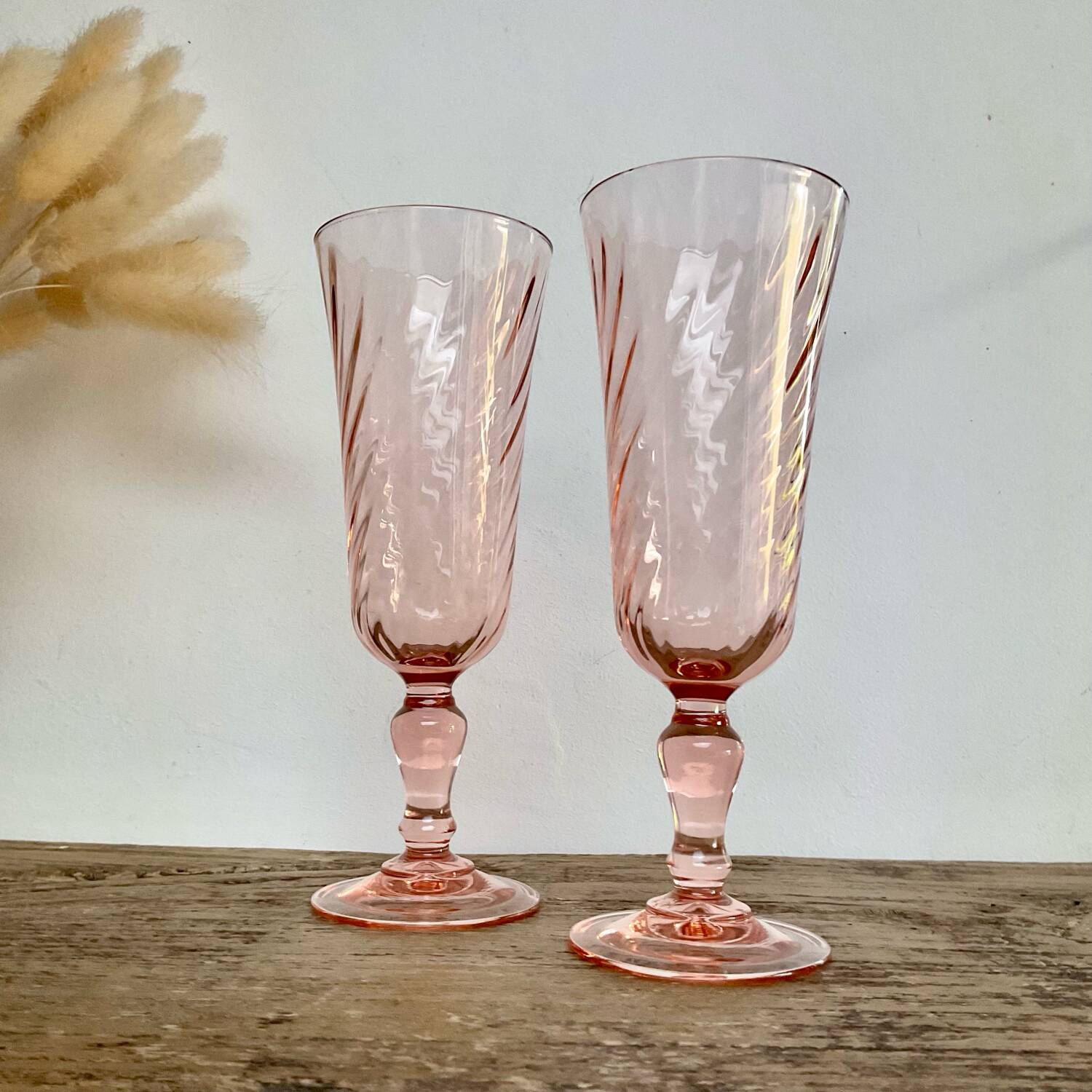 4 vintage Rosaline flutes