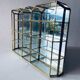 Brass and glass display case