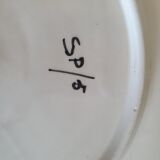 Hand-painted crustacean plates