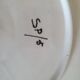 Hand-painted crustacean plates