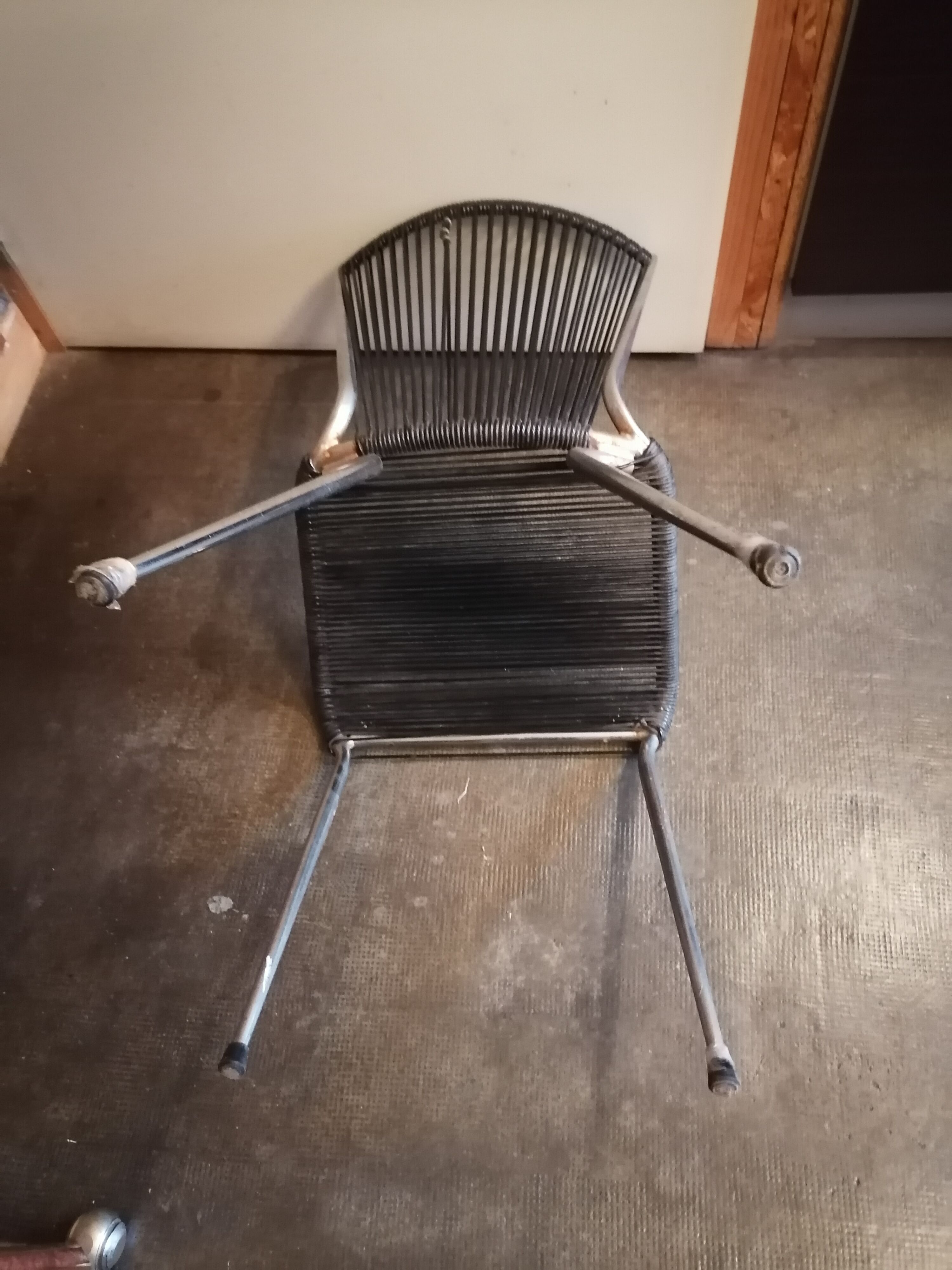 Chair scoubidou, 1950-60s