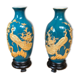 Pairs of Chinese vases