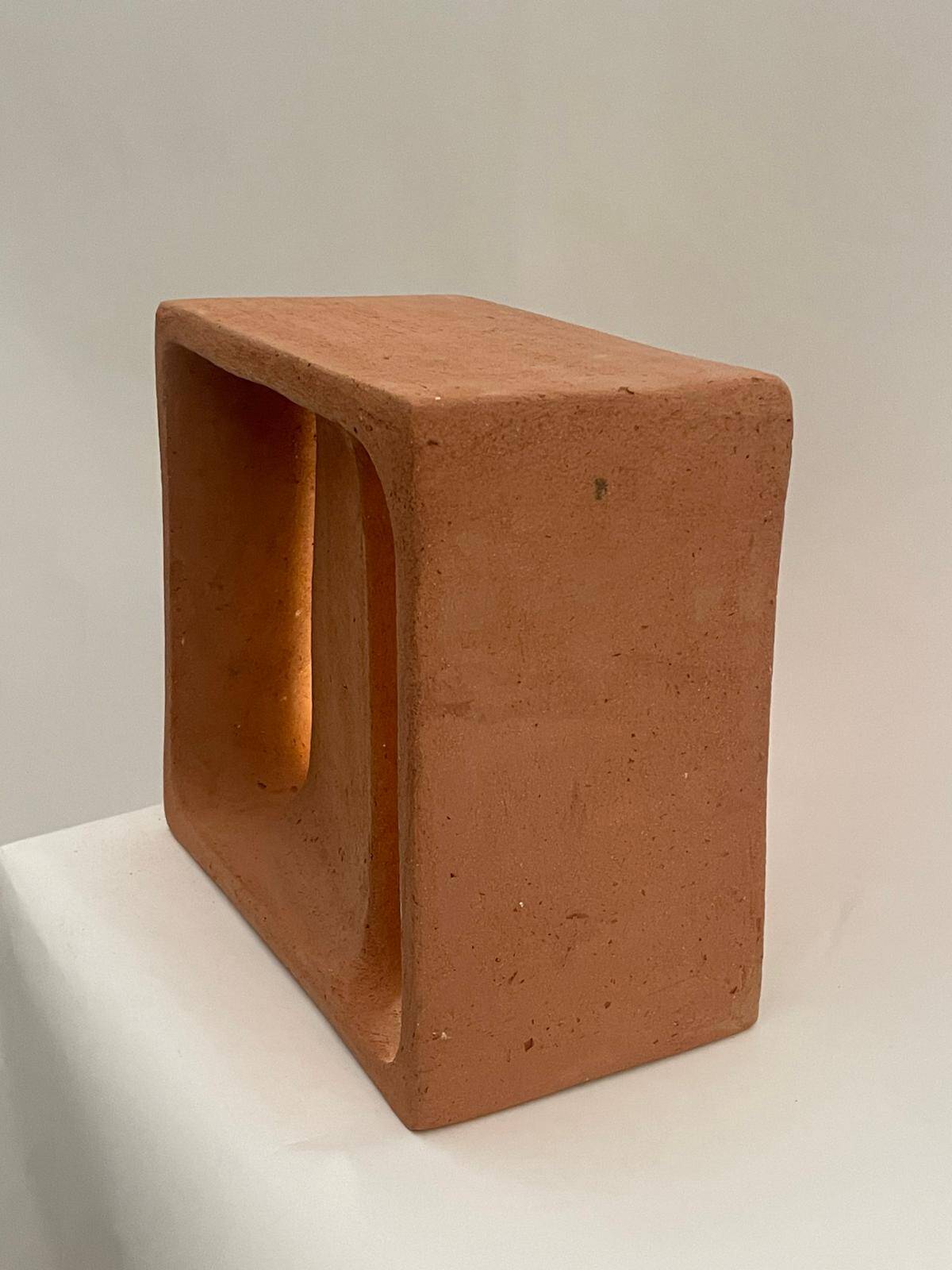 Sculptural lamp "block"