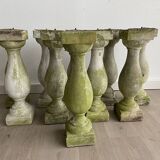 Set of 10 vintage antique style balusters