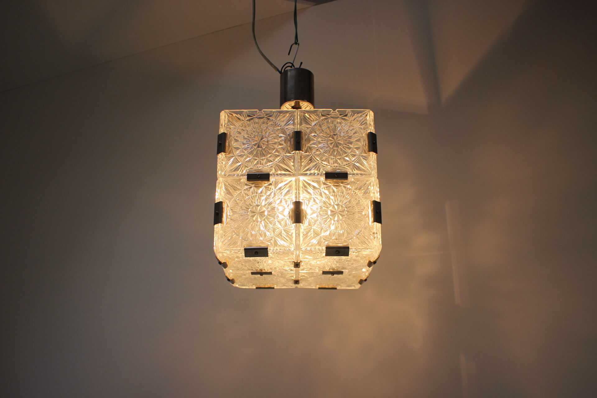 Mid-Century Pendant / Kamenický Šenov, 1970's