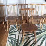 Set of 4 Tacoma Baumann bistro chairs