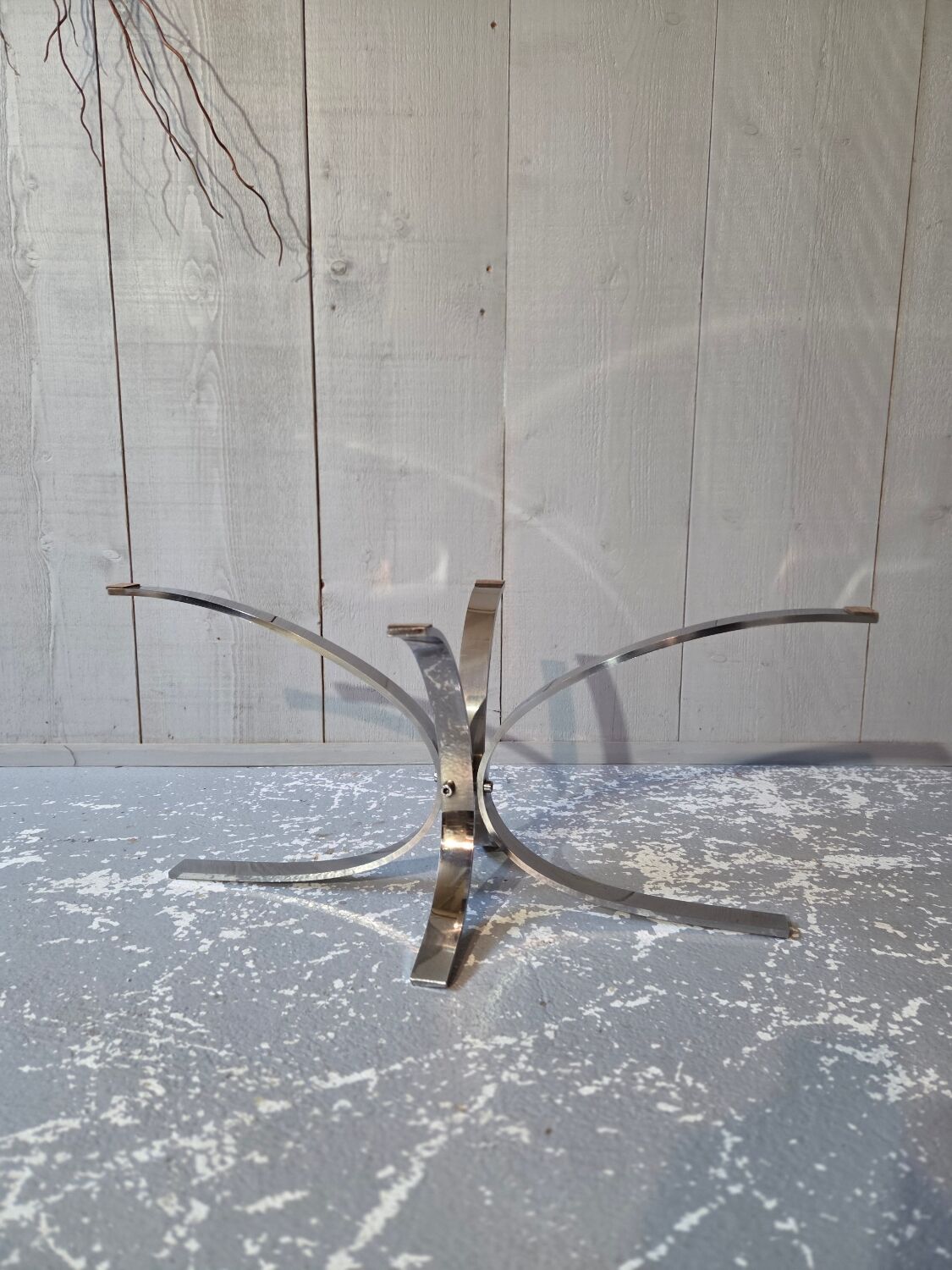 Glass coffee table