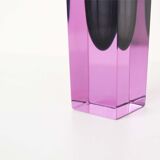 Murano Sommerso Facetted Vase & Bowl set