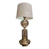 Lampe See Delmas en laiton et verre