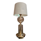 Lampe See Delmas en laiton et verre