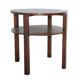 Vintage round pinewood coffee table, Czechoslovakia, 1970´s