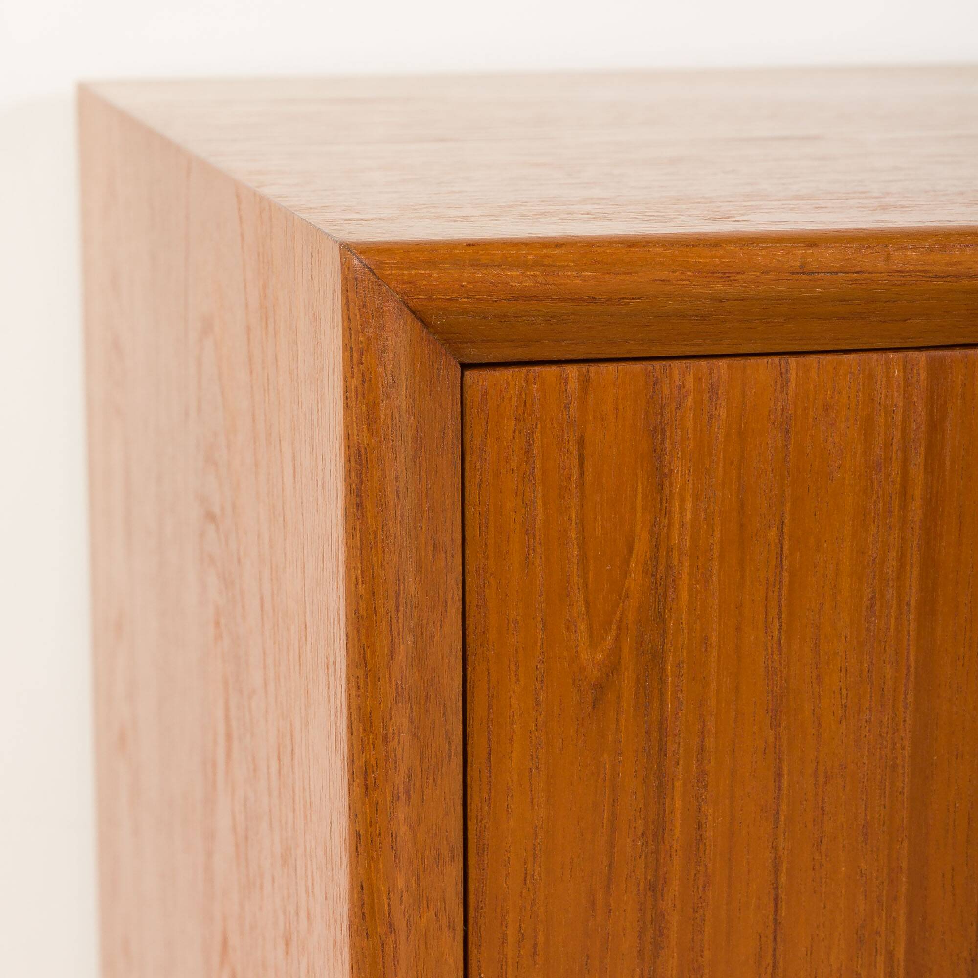 Scandinavian teak chest of drawers by Johannes Sorth for Nexo Mobelfabrik.