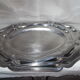 Lot de 3 plats ronds plats en inox