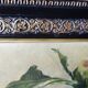 Large antique painting of peonies, signed E. Jacque, late 19th to early 20th century.