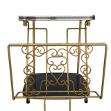 Vintage magazine holder table