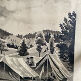 Old watercolor M.chaillet 1932