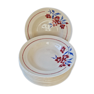 Lot de 12 assiettes creuses
