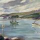 Oil on canvas signed fraval le demazel - bay of paimpol
