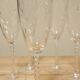 6 flûtes en cristal