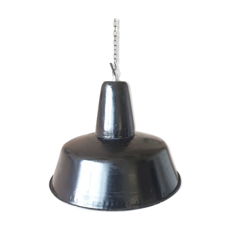 Industrial factory ceiling lamp from Wikasy A23, 1950s