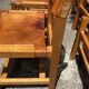 Chaises cuir et bois