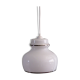 Suspension en opaline blanche Italie 1970