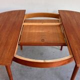 Vintage Danish dining table round