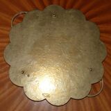 Brass decoration flower tray