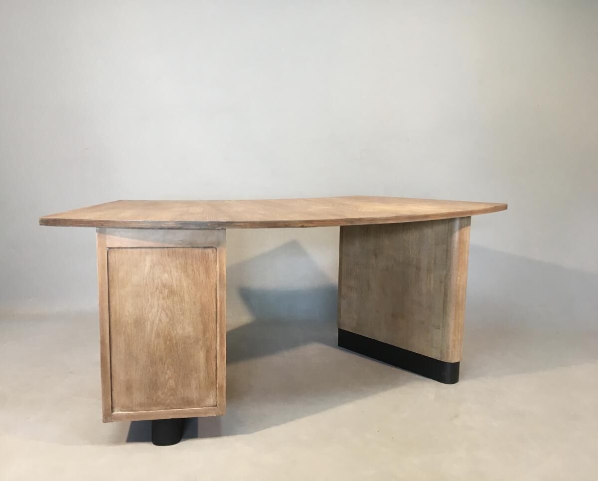Art deco desk and armchair