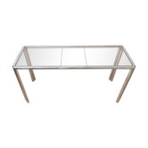 Console métal chromé 1960 / 70