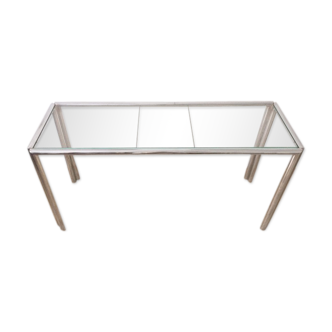 Console métal chromé 1960 / 70