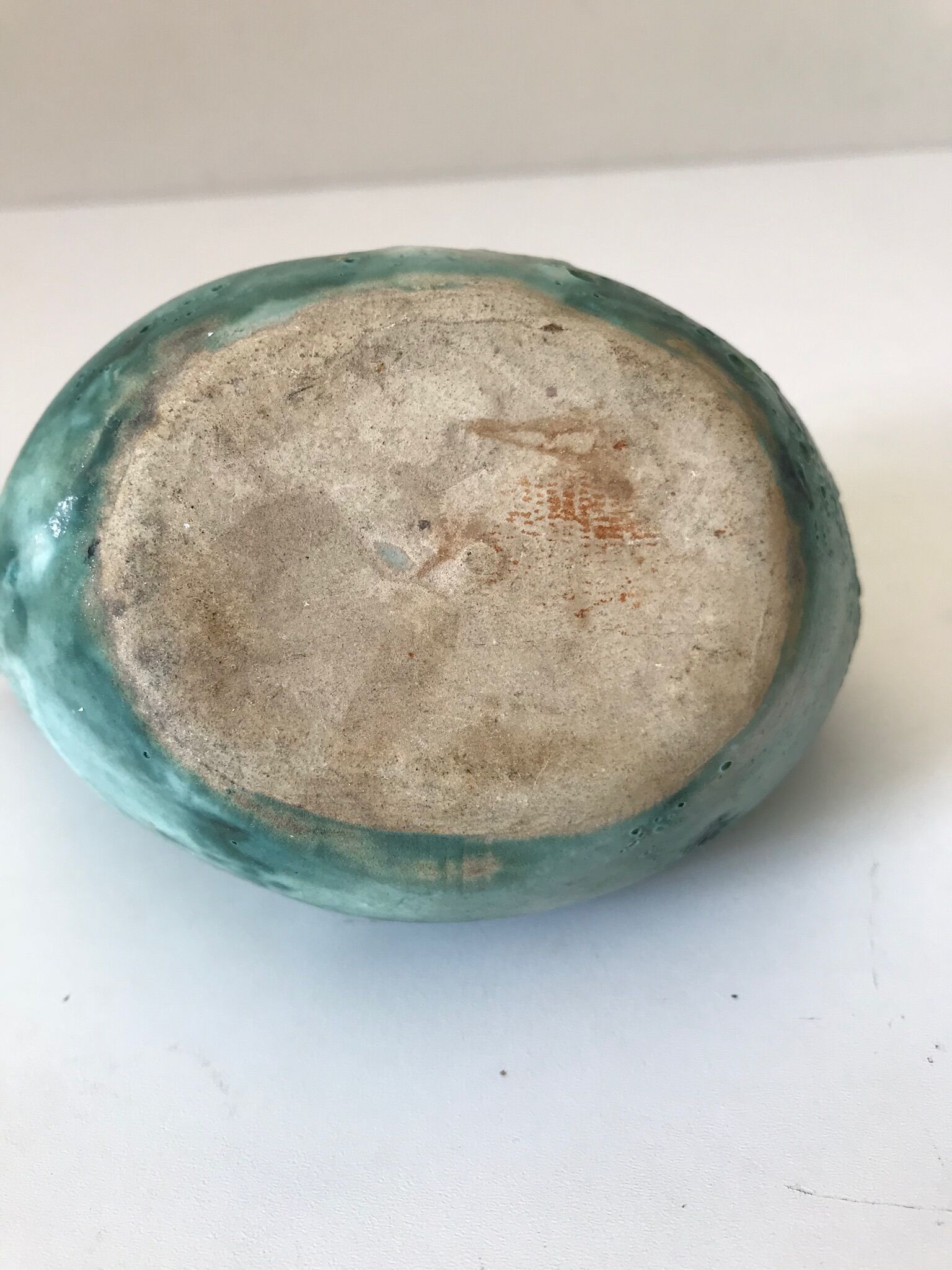 Ceramic flower spade zoomorph 1960