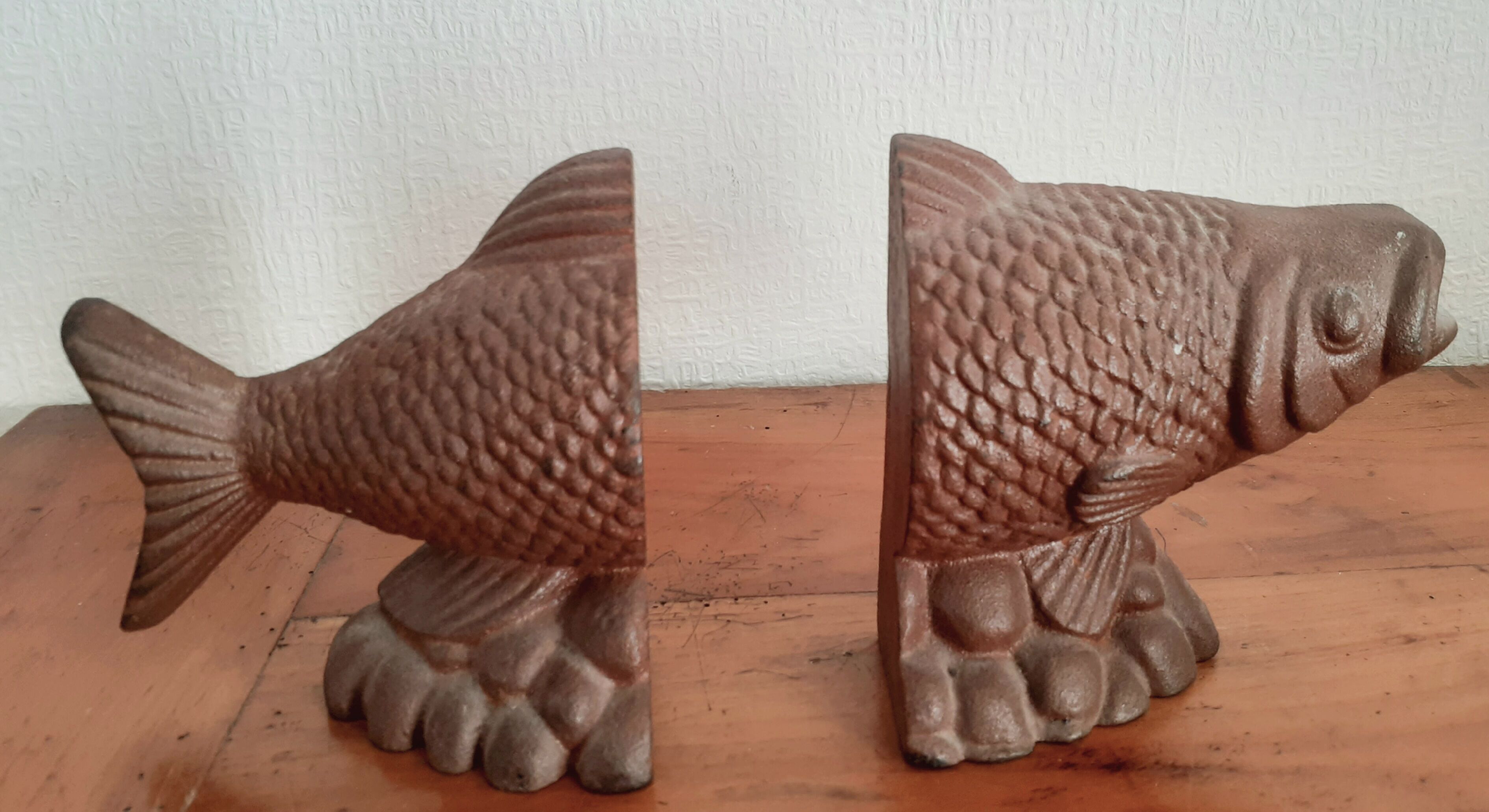 Greenhouse vintage book "carp" cast iron