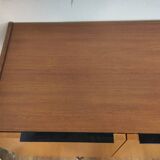 Scandinavian teak and metal sideboard