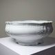Vintage large salad bowl attributed to Bernardaud, Louvre model, Limoges porcelain.
