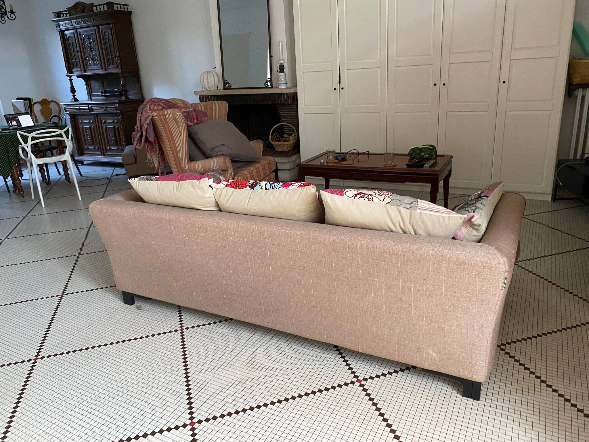 Roche Bobois sofa and armchair set