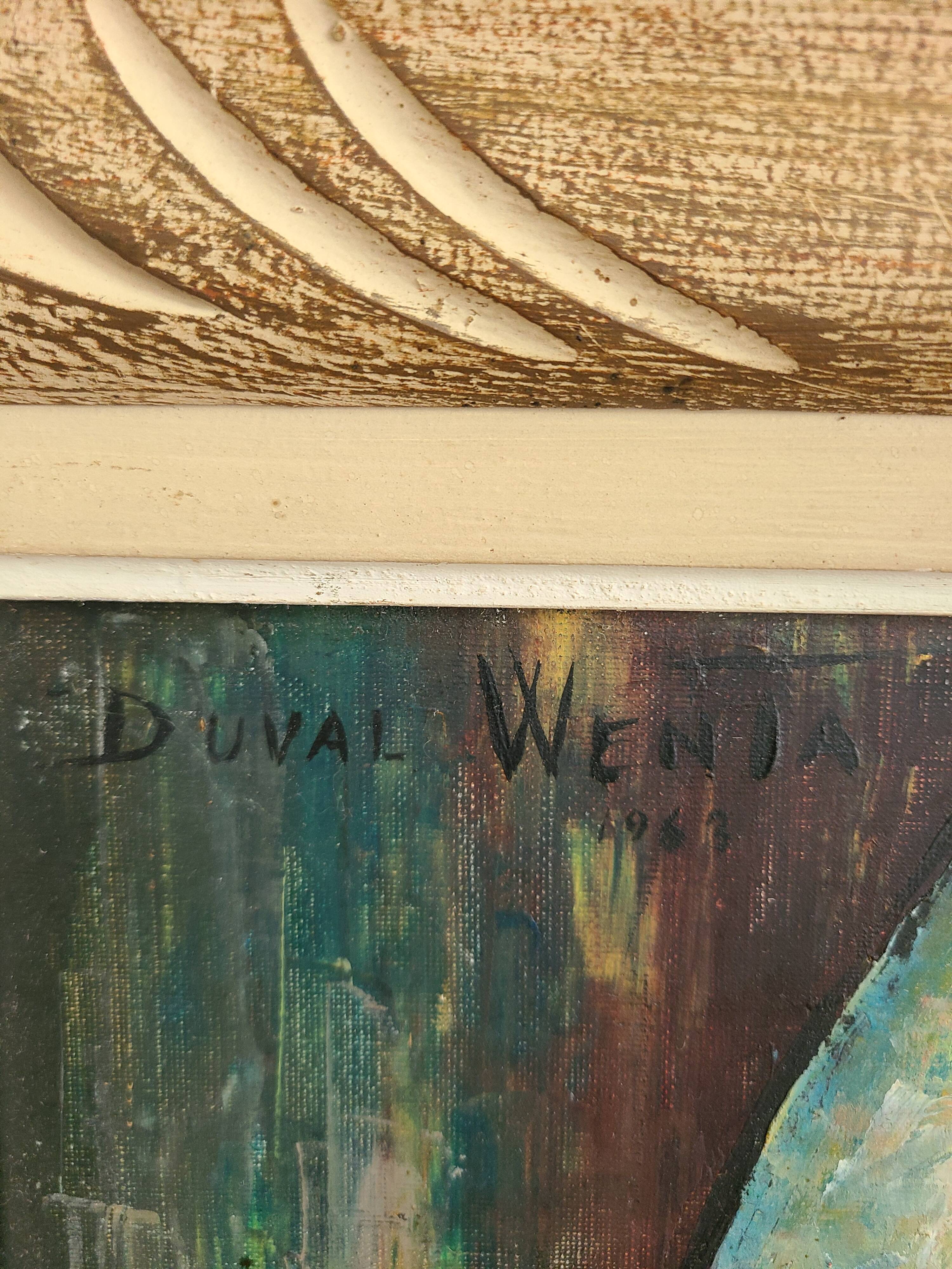 Duval Wenta clown painting 1963