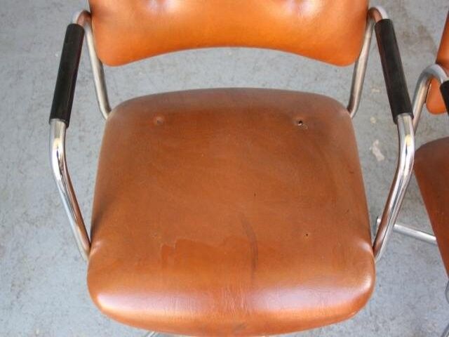 pair of armchairs vintage 1970 Tubulars