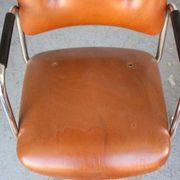 pair of armchairs vintage 1970 Tubulars