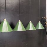 Enamelled sheet metal cone suspensions