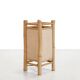 Vintage Japanese Tarogo table lamp in bamboo and linen