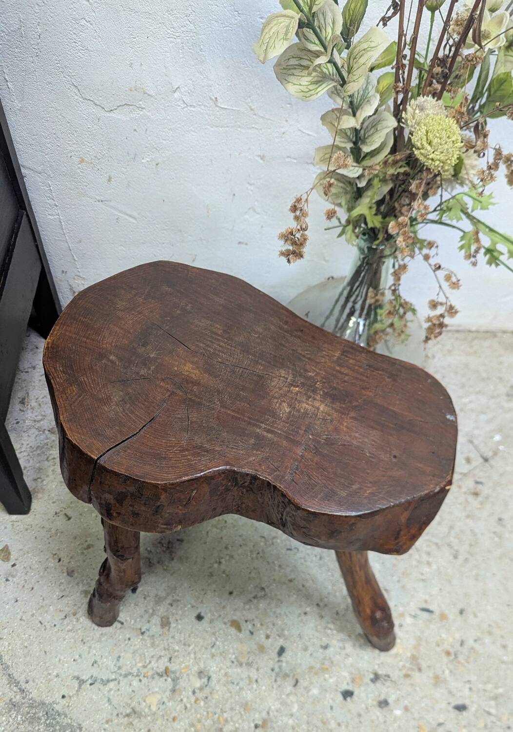 Brutalist Freeform Stool 60/70 Vintage 1