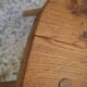 Brutalist wooden chair