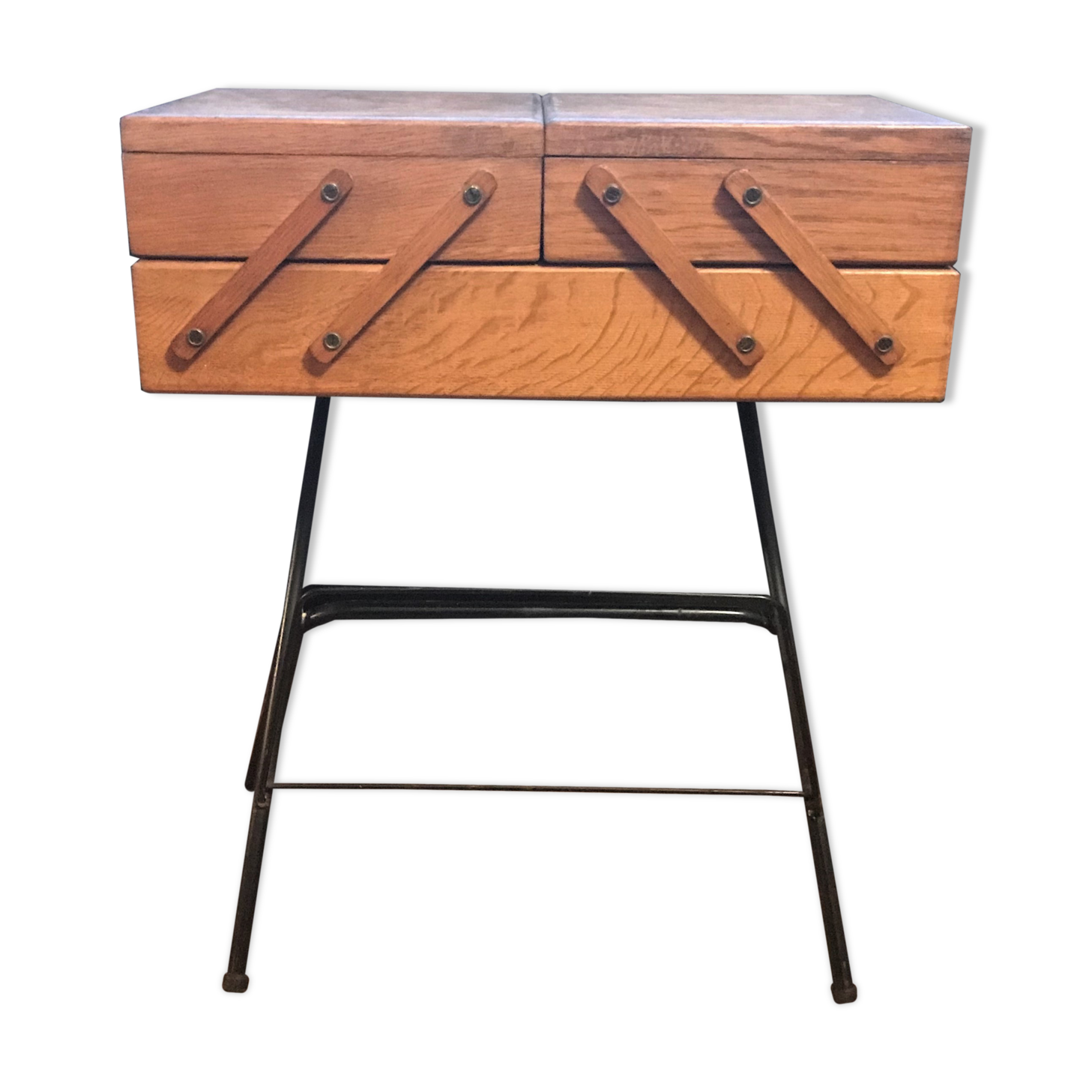 Vintage sewing worker