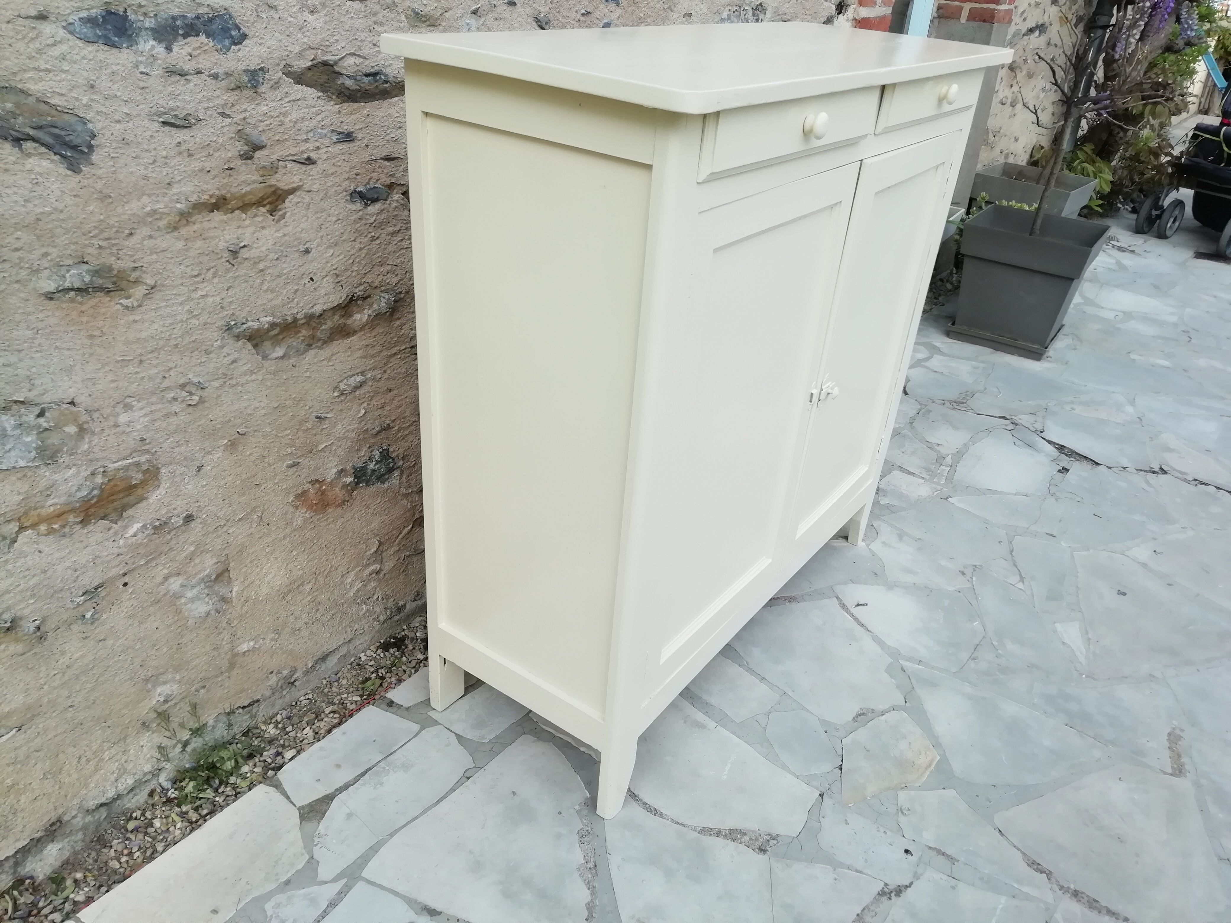 Vintage Parisian wood buffet