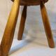 Brutalist tripod stool - French popular craftsmanship from the 20th century