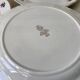 set of 6 flat plates Digoin Sarreguemines small flowers 50s